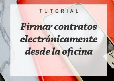 Cómo firmar contratos electrónicamente