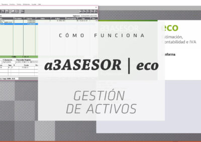 Cómo funciona la gestión de activos en a3asesor Eco