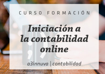 Iniciación al software de contabilidad online a3innuva