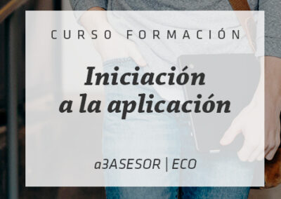 Curso iniciación a3asesor Eco