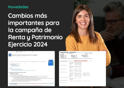 Programari Renda i Patrimoni: Novetats de la campanya 2024
