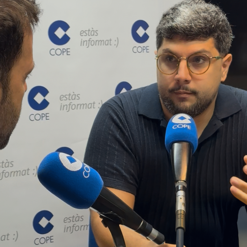 Rodrigo Orlando, Área Manager de Esofitec, durante su entrevista en COPE sobre Verifactu y el papel de la digitalización en los procesos empresariales