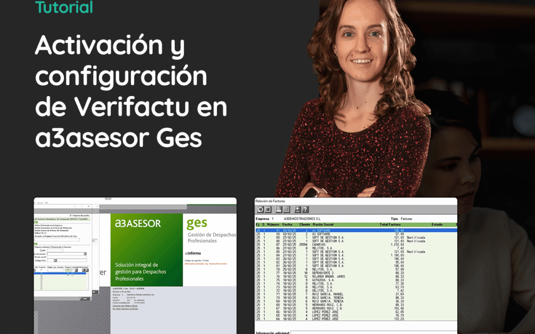 Activación y configuración de Verifactu en a3asesor Ges