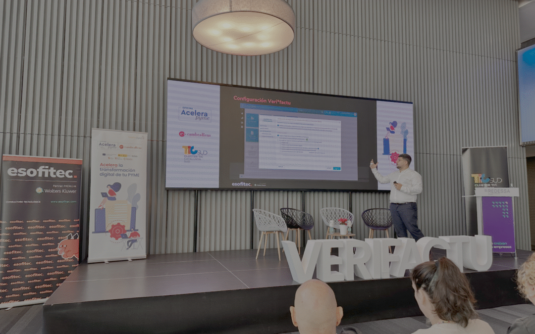 Aplazamiento de VeriFactu a 2027 destacado por Esofitec, acompañando a empresas en la adaptación digital de su facturación.